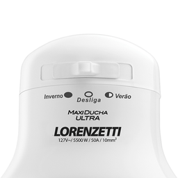 Chuveiro Lorenzetti Maxi Ducha Ultra 5500w 127v Branco 3t - 2