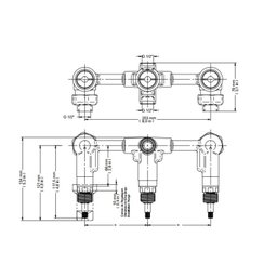 Misturador para Banheira e Chuveiro Docolbase 1/2" - Docol - 25060500 - 2