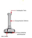 Ver imagem 5 de Ducha de Teto Circular com Tubo Cromado Deca Acqua Plus