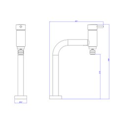 Torneira Para Cozinha Misturador Link Deca Monocomando  - 5