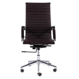 Cadeira de Escritório Alta Esteirinha Corino Base Rodizio 3301 - 2