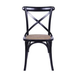Cadeira de Madeira e Assento em Rattan 115 Or Design - 2 Cadeira de Madeira e Assento em Rattan 115 Or Design - 2