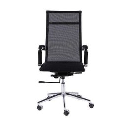 Cadeira de Escritório Alta em Tela Mesh - Preto - 2