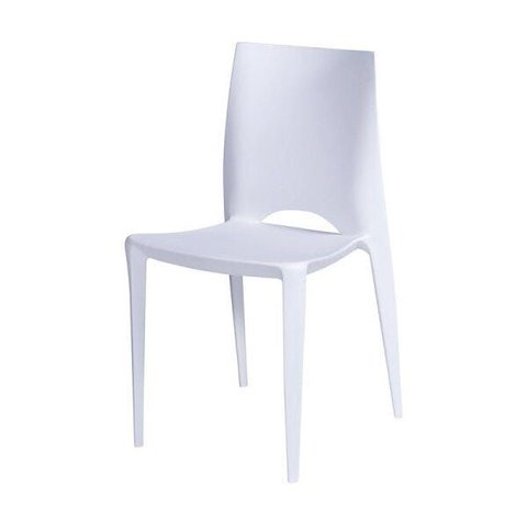 Cadeira Empilhavel Zoe Polipropileno UV Branca