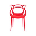 Ver imagem 2 de Cadeira Empilhavel Allegra Solna - Vermelho