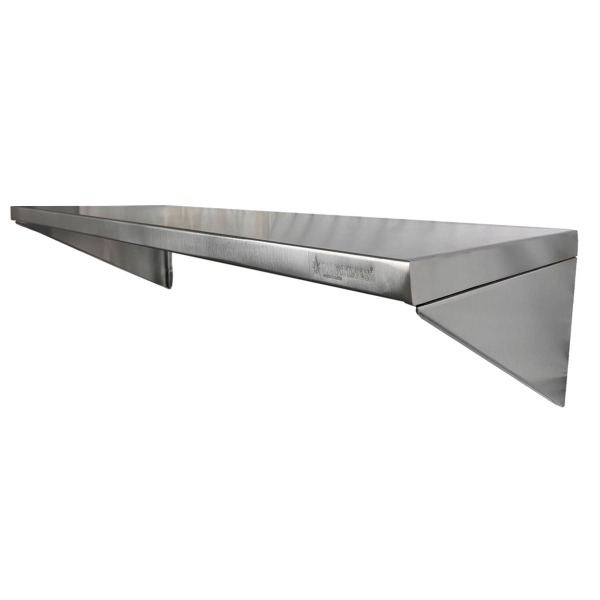 Prateleira Aérea Aço Inox com Mão Francesa 100x40 Cm Nortinox