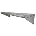 Ver imagem 1 de Prateleira Aérea Aço Inox com Mão Francesa 100x40 Cm Nortinox