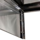 Ver imagem 5 de Prateleira Aérea Aço Inox com Mão Francesa 100x40 Cm Nortinox