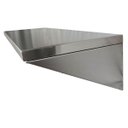 Ver imagem 2 de Prateleira Aérea Aço Inox com Mão Francesa 100x40 Cm Nortinox