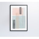 Ver mais imagens de Quadro Abstrato Rosa e Azul Decor&quadros Abs025