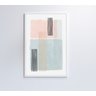 Quadro Abstrato Rosa e Azul Decor&Quadros ABS025 - 7