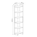 Ver imagem 6 de Estante Livreiro Organizador Multiuso Casa e Escritório Eccos - Branco