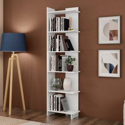 Estante Livreiro Organizador Multiuso Casa e Escritório Eccos - Branco - 1