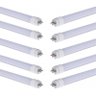 Lâmpada Tubular Led T8 18w 120cm Branco Frio Leitosa Kit 10 - 1