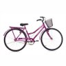 Bicicleta Aro 26 Feminina C/Garupa e Cesto Paradise Ff Free Action Violeta - 1