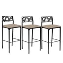 Ver imagem 1 de Kit 3 banquetas Eliza Gourmet suede bege-Gat Magazine