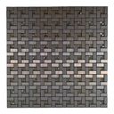 Ver imagem 1 de Pastilha Adesiva Aluminio Decoração Banheiro Cozinha Dourado