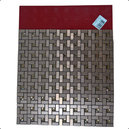 Pastilha Adesiva Aluminio Decoração Banheiro Cozinha Dourado - 8