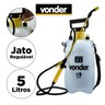 Pulverizador Borrifador Lateral 5 litros Compressão Manual Vonder - 2
