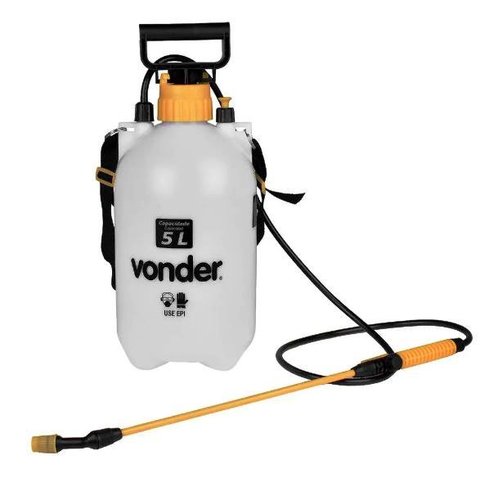 Pulverizador Borrifador Lateral 5 litros Compressão Manual Vonder
