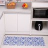 Tapete Cozinha 0.43x1.30M Tropical Azulejo Retangular Kapazi - 1