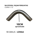 Ver imagem 3 de Curva 1.1/2 90 Grau Longa