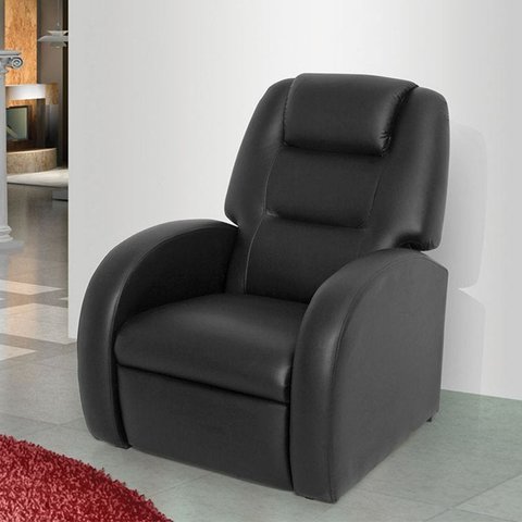 Poltrona Reclinável Civic 3 Posições - Corano Preto