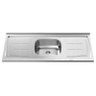 Pia Cozinha Inox 1200x530/01 Cuba N5-110 com furo para torneira - 2