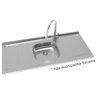 Pia Cozinha Inox 1200x530/01 Cuba N5-110 com furo para torneira - 3