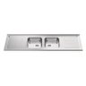 Pia Cozinha Inox Bali 1800x560/02 Cuba N3-110 mm - Escorredor - 2