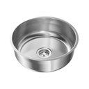 Ver imagem 1 de Cuba Cozinha Embutir Inox RD 370x370mm Prof. 140mm - Polida