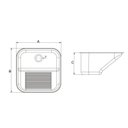 Ver imagem 3 de Tanque Sobrepor Aço Inox 400x395x220mm - Acetinado - 25Lt
