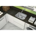 Ver imagem 4 de Tanque Sobrepor Aço Inox 400x395x220mm - Acetinado - 25Lt
