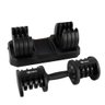 Dumbbell Halter Gallant Elite Pro 19kg Regulável com Base - 5