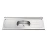 Pia Cozinha Inox Bali 1200x530/01 Cuba N4-110mm - Escorredor - 2