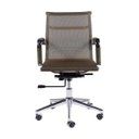 Ver imagem 2 de Cadeira de Escritório Baixa em Tela Mesh com Braços e Rodízios 3303