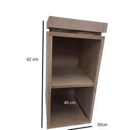Mesa de Cabeceira Lateral Natural em mdf - 2