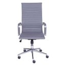 Ver imagem 3 de Cadeira de Escritório Alta Esteirinha Corino Base Rodizio 3301