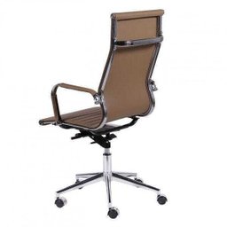 Cadeira de Escritório Alta Esteirinha Corino Base Rodizio 3301 - 3