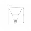 Ver imagem 2 de Lâmpada Led Par 38 14w E27 Ip65 Dimerizável Taschibra Bivolt 2700k Luz Quente