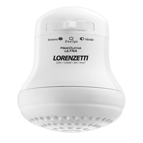 Chuveiro Ducha Lorenzetti Maxi Ducha Ultra 5500w 220v Branco