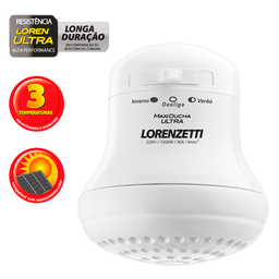 Chuveiro Ducha Lorenzetti Maxi Ducha Ultra 5500w 220v Branco - 4