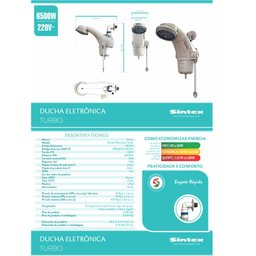 Ducha Eletronica 220v 7000w Sintex De265 - 7
