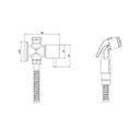 Ver imagem 4 de Ducha Higiênica Deca Link Branca com Registro 1984.C.ACT.LNK