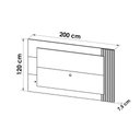 Ver imagem 4 de Estante P- Sala até 42 Pol Pl3004-ra2003 Ripado C- 2 Gavetas 115x150cm Natural-off White - Tecno