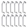 Alça de Apoio 50cm Barra Inox Segurança Banheiro Kit 12 Unidades Deficiente Idoso Acessibilidade Cad - 1