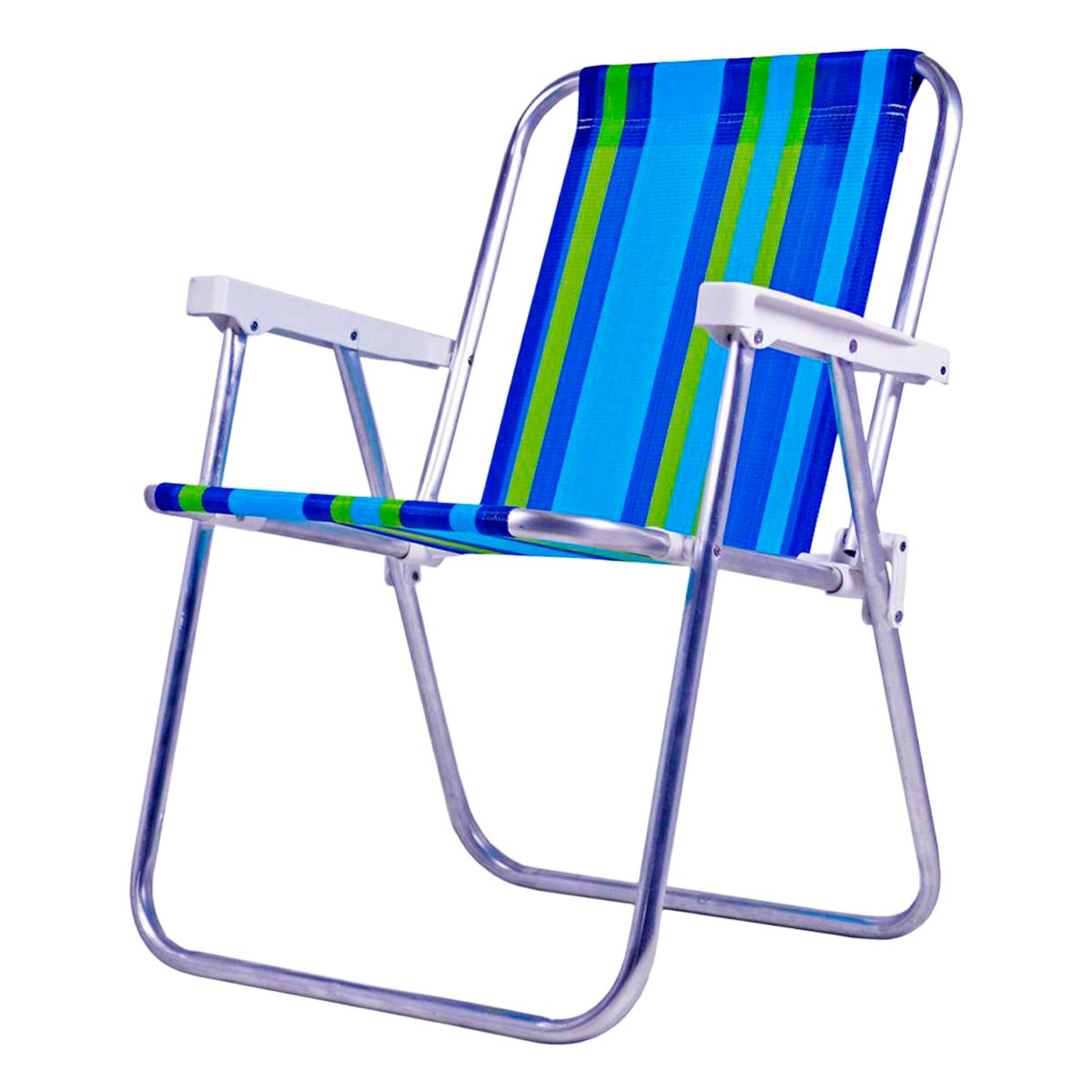 Cadeira de Praia Alta Alumínio Cores Sortidas Belfix