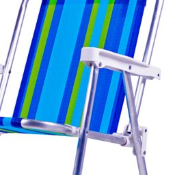 Cadeira de Praia Alta Alumínio Cores Sortidas Belfix - 3