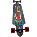 Ver imagem 1 de Skate Longboard Abec 7 Esporte Rodas Gel Shape Personalizado (dy-602)