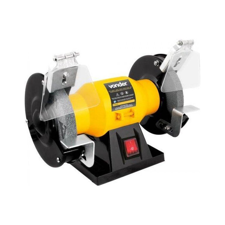 Motoesmeril 150w Bivolt Desbaste Afiação Oficina - Vonder